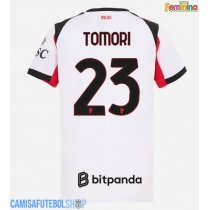 Camisa de time de futebol AC Milan Fikayo Tomori #23 Replicas 2º Equipamento Feminina 2025-26 Manga Curta